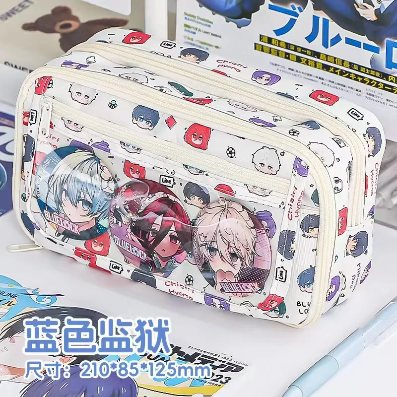 2024 Anime Large Capacity Pencil Bag Stationery Holder Bag Pen Case Students School Supplies kids gift