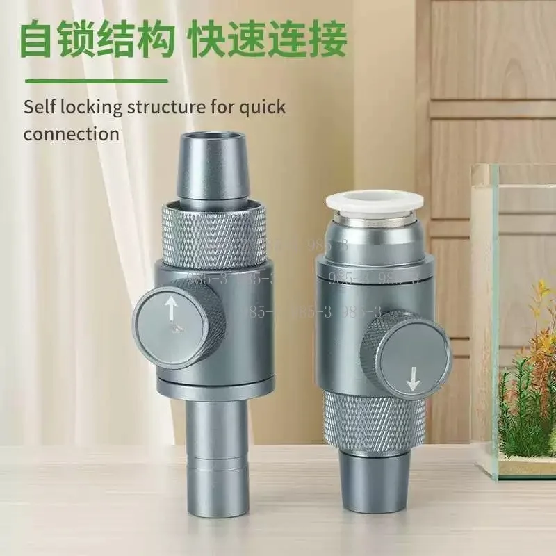 Anti-Backflow One-Way Check Valve, Plastic Unidirectional Valve for Aquarium Air Pump Air Line Tube