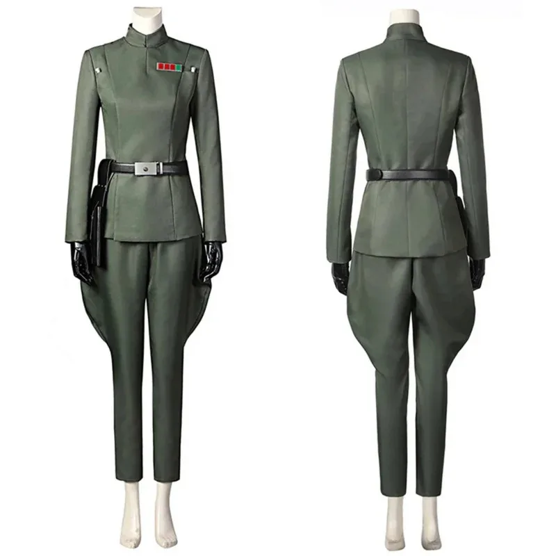 2026 Women Star Imperial Officer Costume Wars Galactic Empire Obi Cosplay Wan Kenobi Military Uniform Outfit With Hat - view 3