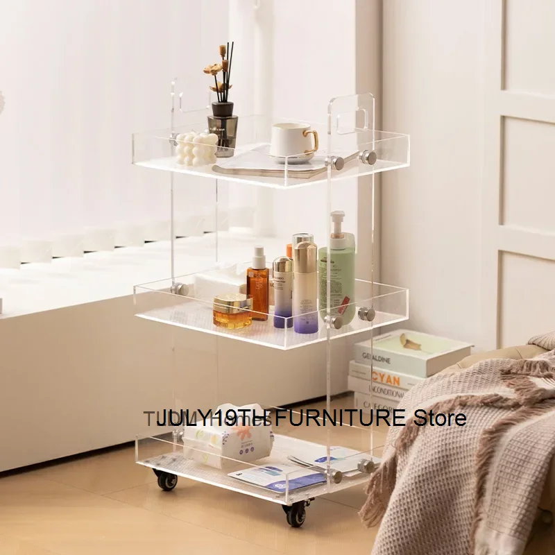 Beauty Room Wagon Salon Tray Spa Auxiliary Cart Trolley Furniture Tattoo Cosmetic Table Wheels