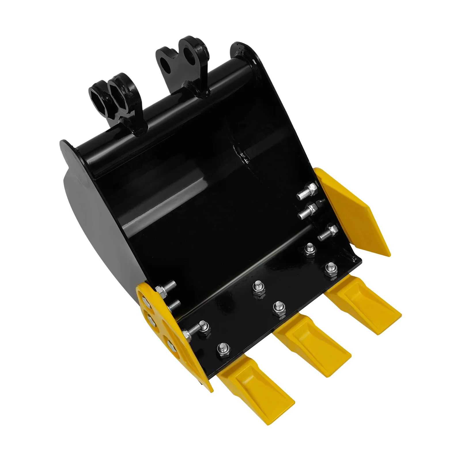 ملحقات دلو الحفر للحفارة الصغيرة، دلو حفارة صغير مع 3 أسنان معدنية، مادة فولاذية المنغنيز Q235B #4