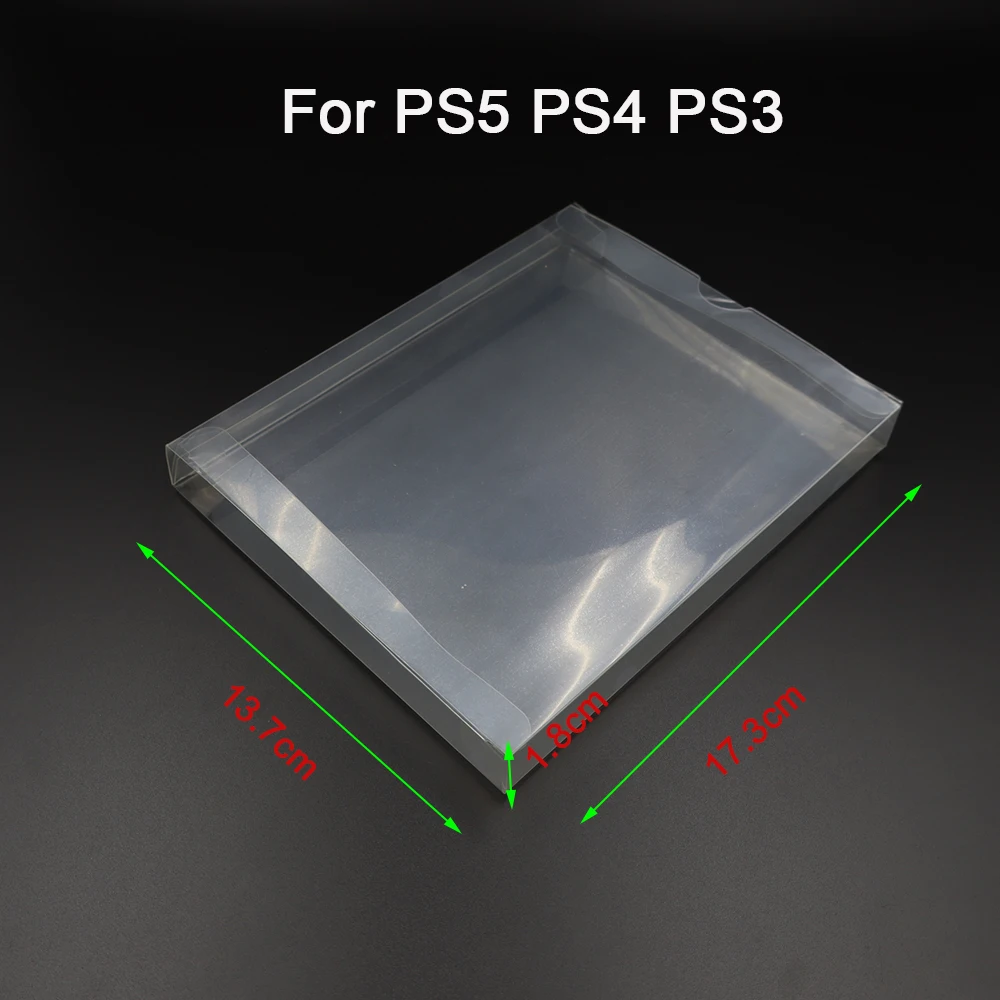 6 قطعة بطاقة الألعاب صندوق عرض حامي PET صندوق الغبار ل GB GBA GBC NGPC التبديل PS1 PS2 PS3 PS4 PS5 ل N64 NES SNES #3