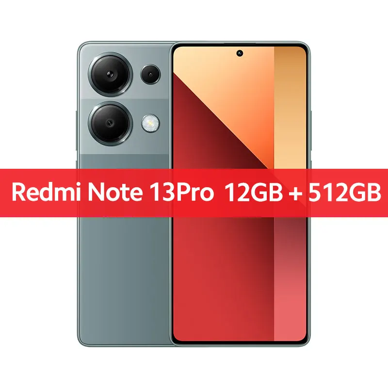 Global Version Xiaomi Redmi Note 13 Pro MediaTek Helio G99-Ultra 200MP OIS Camera 67W Turbo Charging 6.67" AMOLED display NFC