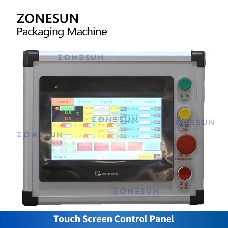 ZONESUN Medical Surgical Mask Bagging 4-sided Sealing Single Pack Plastic Paper Film Bagger Production Line ZS-HYS300A