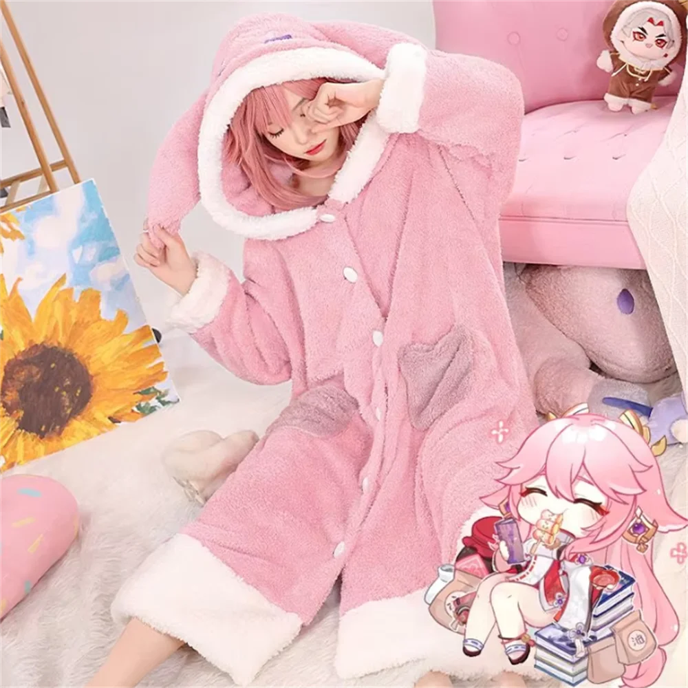 Genshin Impact Blanket Game Winter Warm Zhong Li Xiao Hutao Tartaglia Wearable Cloak Cape Hooded Blanket Shawl Sofa Blanket Gift