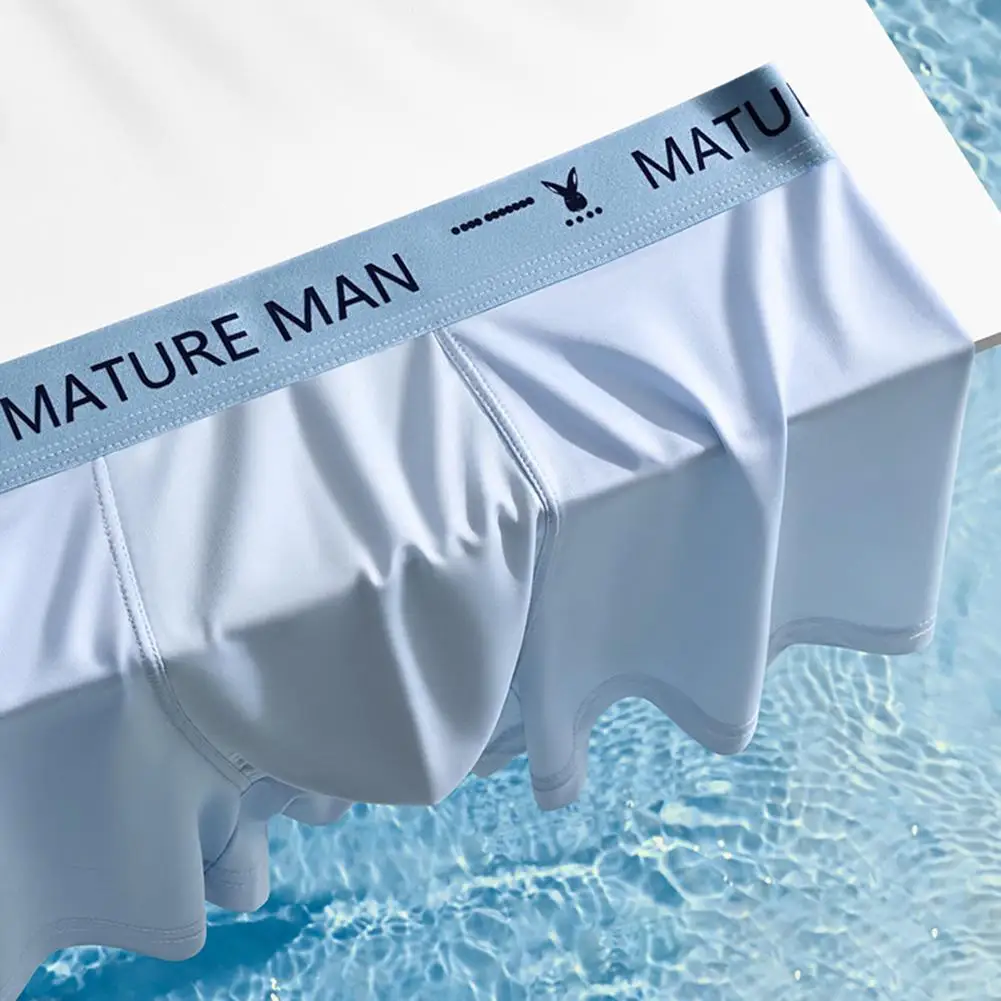 

Men's Clothing Classic Male Briefs Breathable Boxers For Everyday Use Breathable Ice Silk Boxershorts Boxershorts