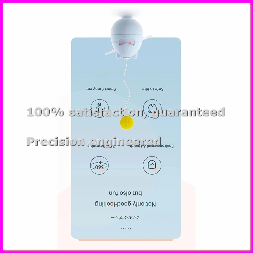 Funny Cat Toy Tumbler Toys Interactive Cat Teaser Toy Pet Toys with Rotating and Stumble Smart Companion Toy for Cats,B-A50M