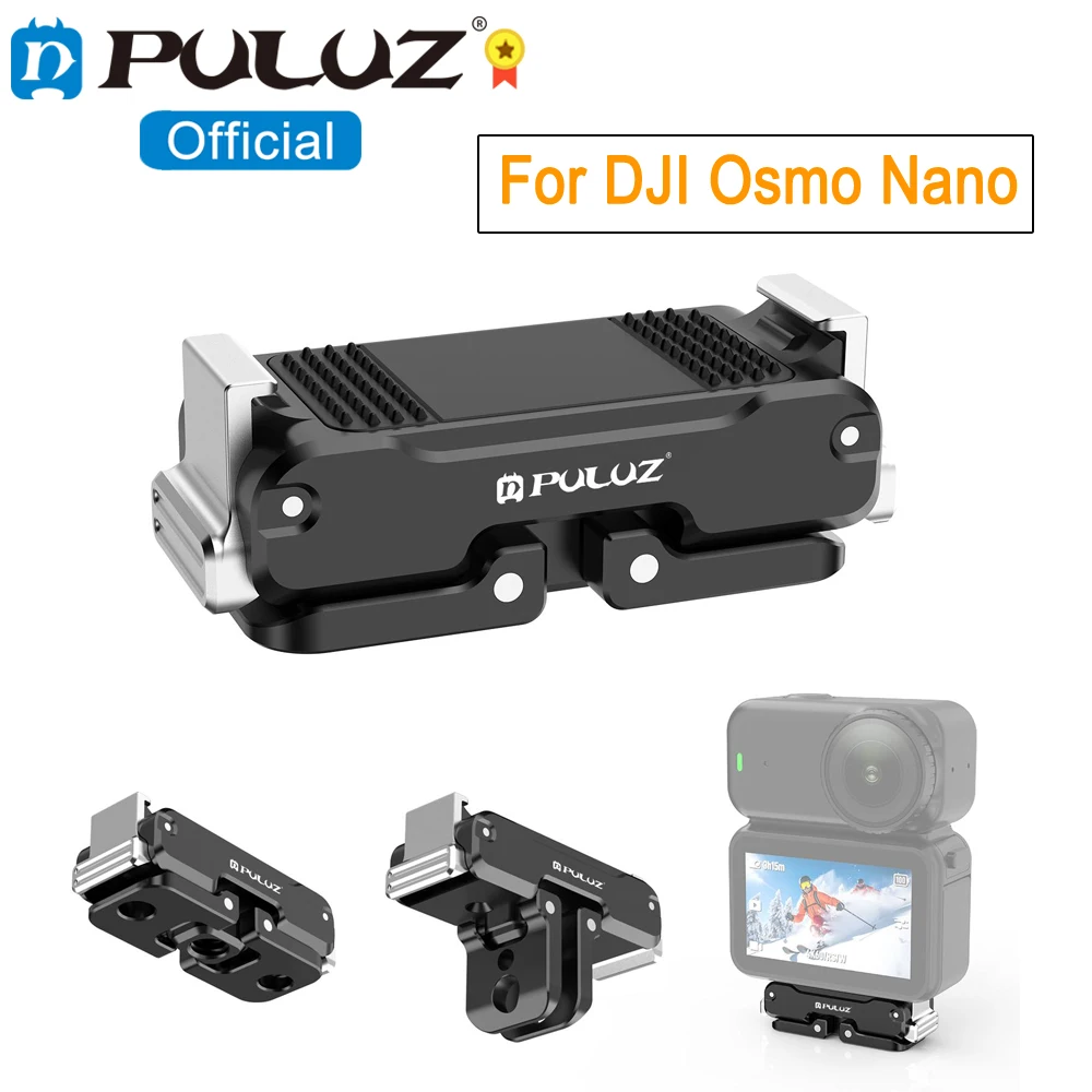 PULUZ for DJI Osmo Nano / Action 6 / 360 II Magnetic Base For DJI Osmo Nano Action-Camera Metal Quick Release Mount Accessories