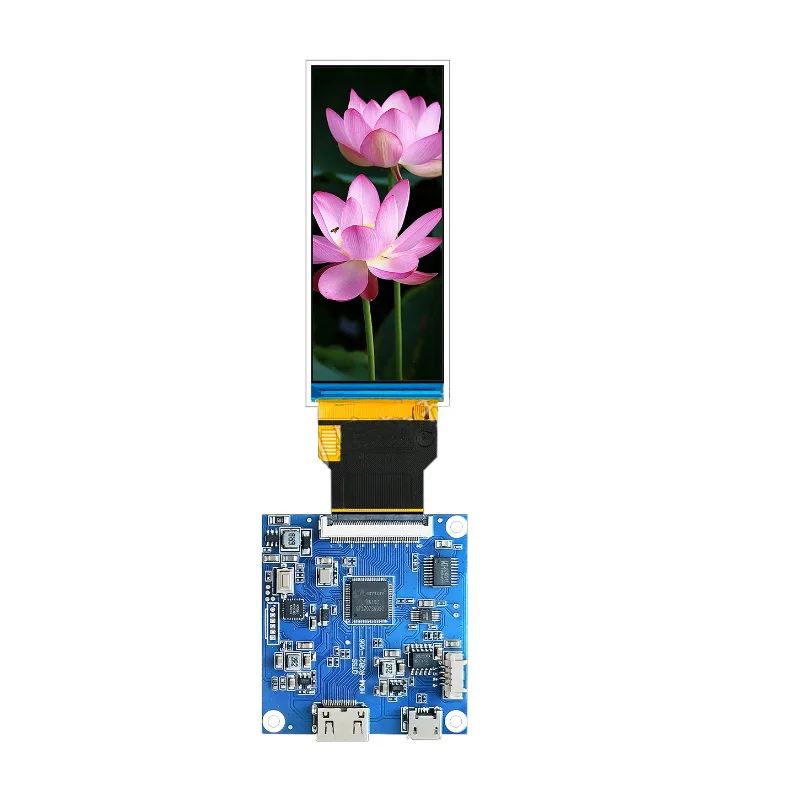 2.86 inch TFT Long Screen LCD Display with 376x960 HD IPS Resolution 40pin RGB interface ST7701S LCD Display