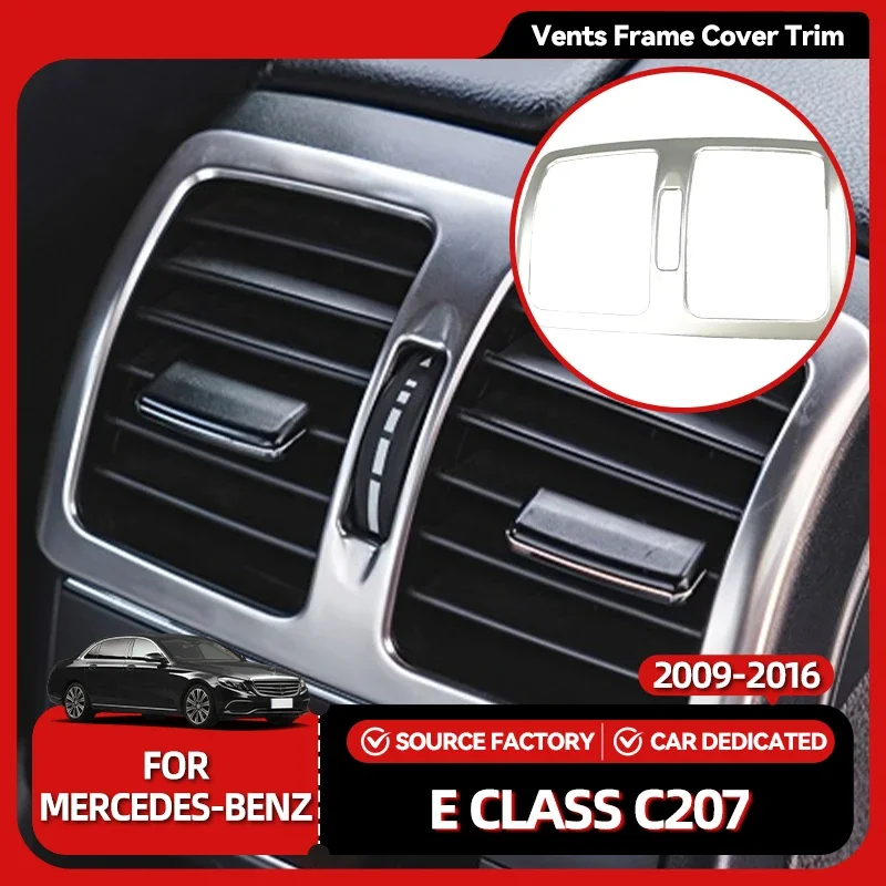 

Лидер продаж, молдинги из нержавеющей стали, задние вентиляционные отверстия для кондиционера, рамка, накладка для Mercedes Benz E Class Coupe C207 2