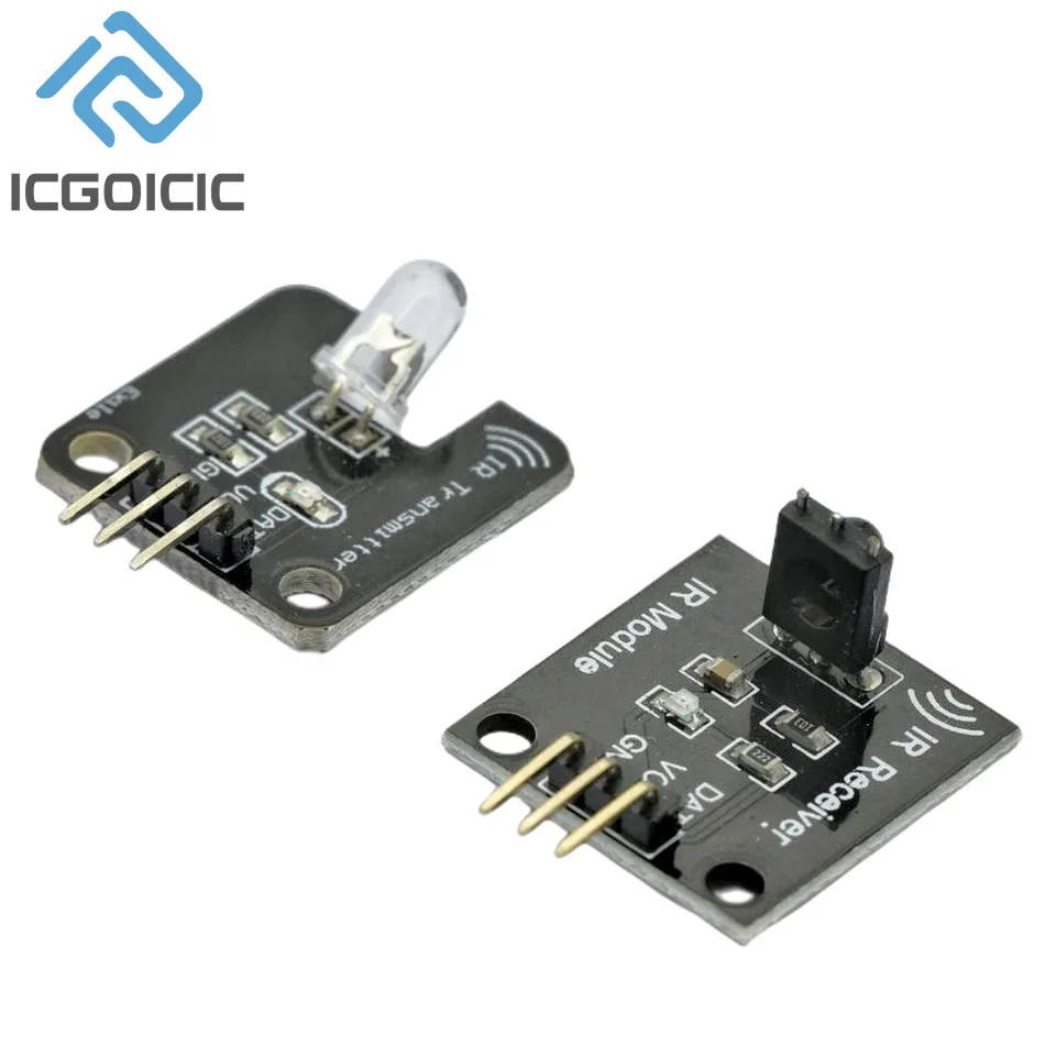 Moduł nadajnika podczerwieni na podczerwień Ir cyfrowy odbiornik podczerwieni 38 Khz moduł czujnika dla Arduino elektroniczny blok budowlany