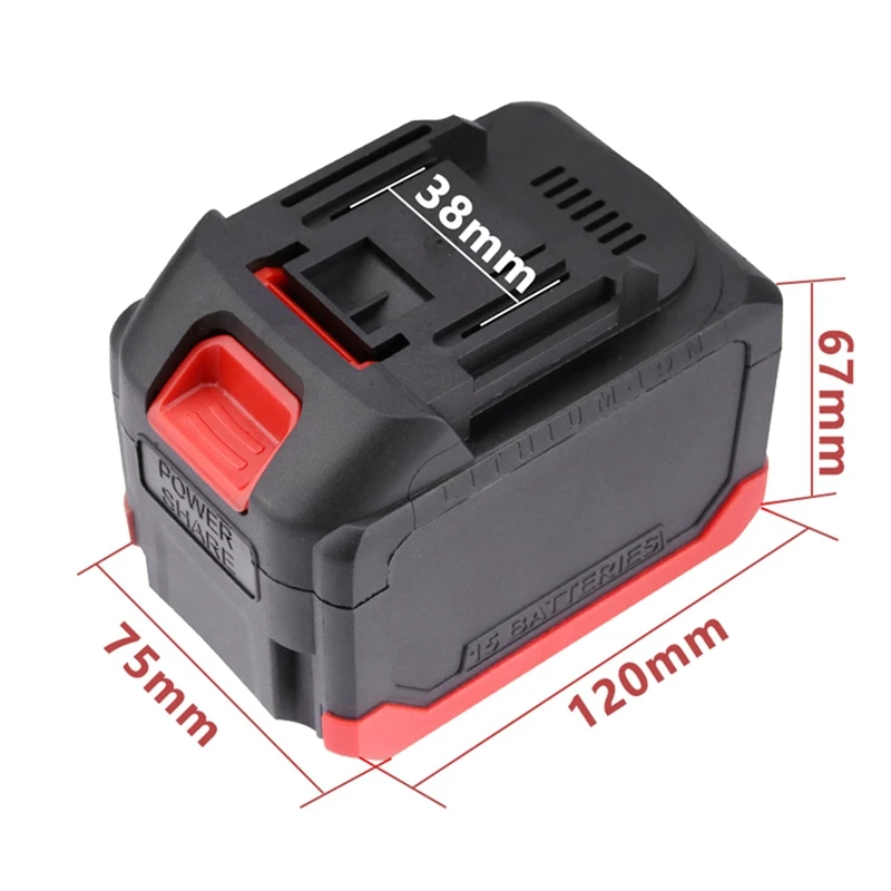 FYBL 4X Battery Case Storage Box Shell PCB Charging Board for Power Tools 21V Charge Voltage 10 Cores For