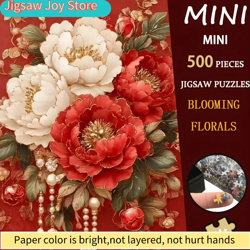 

Премиальный мини-пазл с цветочным узором, идеально подходящий в качестве рождественского подарка. Этот яркий ботанический арт-объект размером 15x1