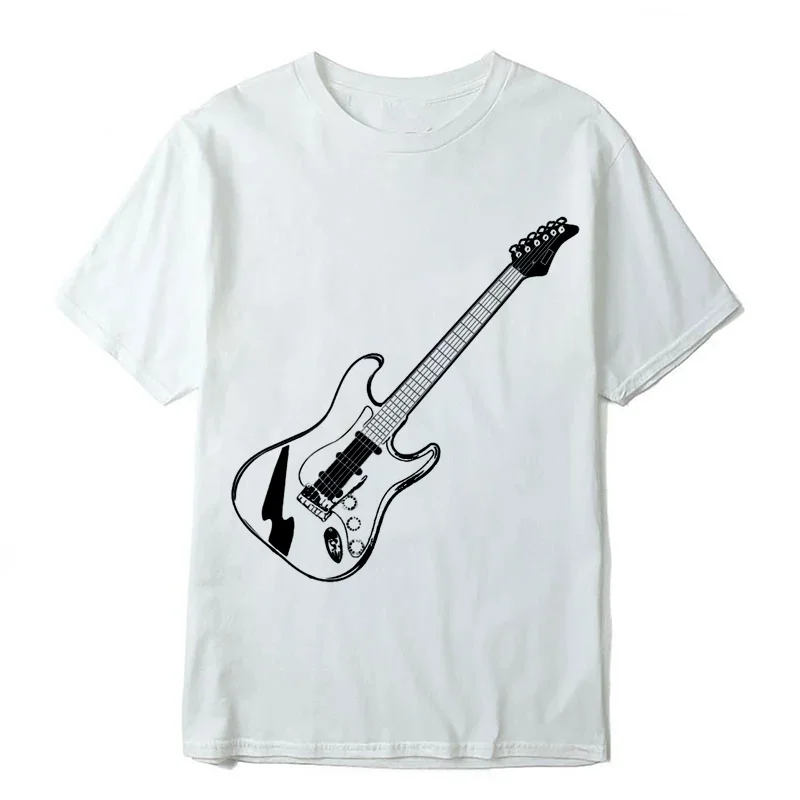 Legendary blues guitar special print street hip hop casual fashion street wear trend summer men women universal T-shirt image 2