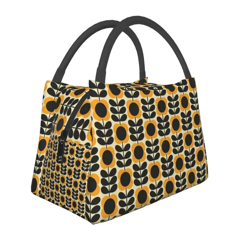 Orla Kiely Abstract Multi Stem Thermal Lunch Bag Reusable Waterproof Cooler Insulated Lunch Box for Work School Travel Picnic