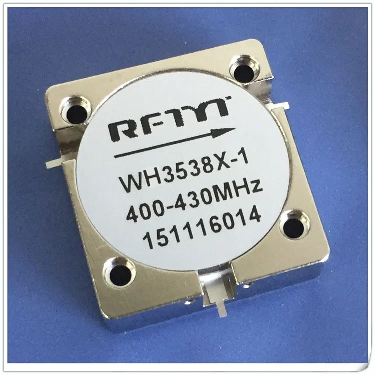 

Clockwise 400-430MHz Embedded Microstrip RF Circulator WH3538X-1, Frequency 350-1300 Can Be Customized