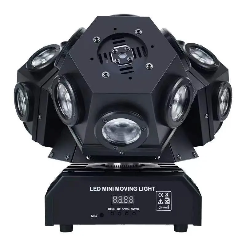 Led laser feixe bola de luz 18x10w 4in1 movendo a cabeça lâmpada palco audiência projetor lâmpadas controlador dmx dj discoteca bar luzes festa