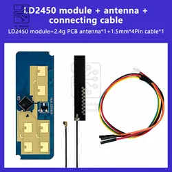 HLK-LD2450 DC5V 24G Smart Home Motion Human Tracking Trajectory Test Distance Angle Speed Radar Sensor Module