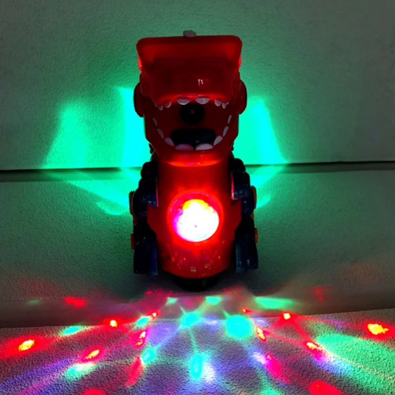 Brinquedo Automático Bubble Blower, Máquina Elétrica De Bolha De Dinossauro, Iluminação Musical