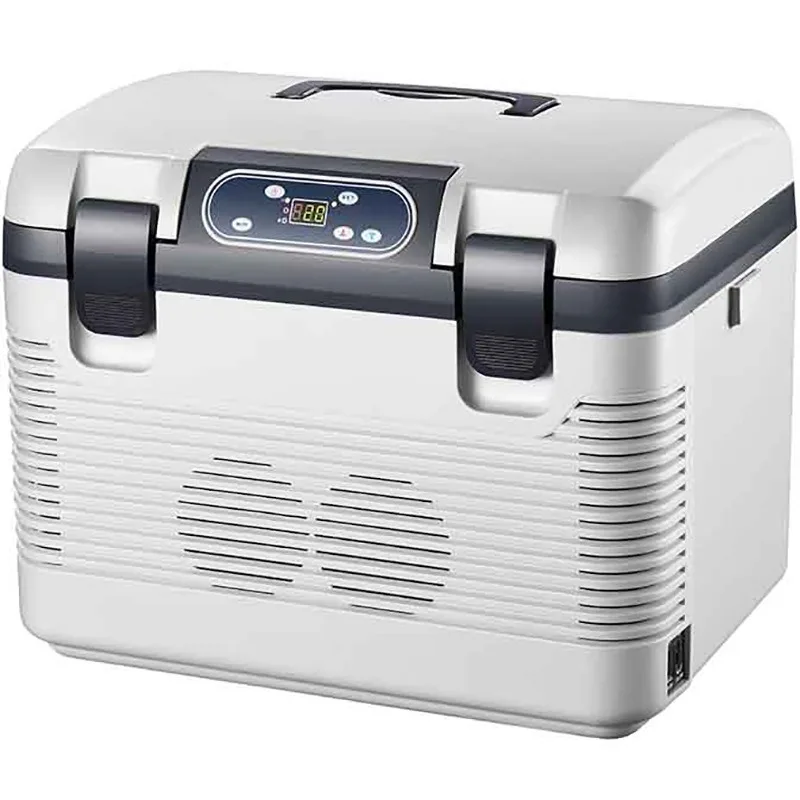 Portable 12V 24V Car Refrigerator Mini Fridge Cooler Warmer for Truck SUV RV Home Dual Use Electric Cool Box Insulated Food