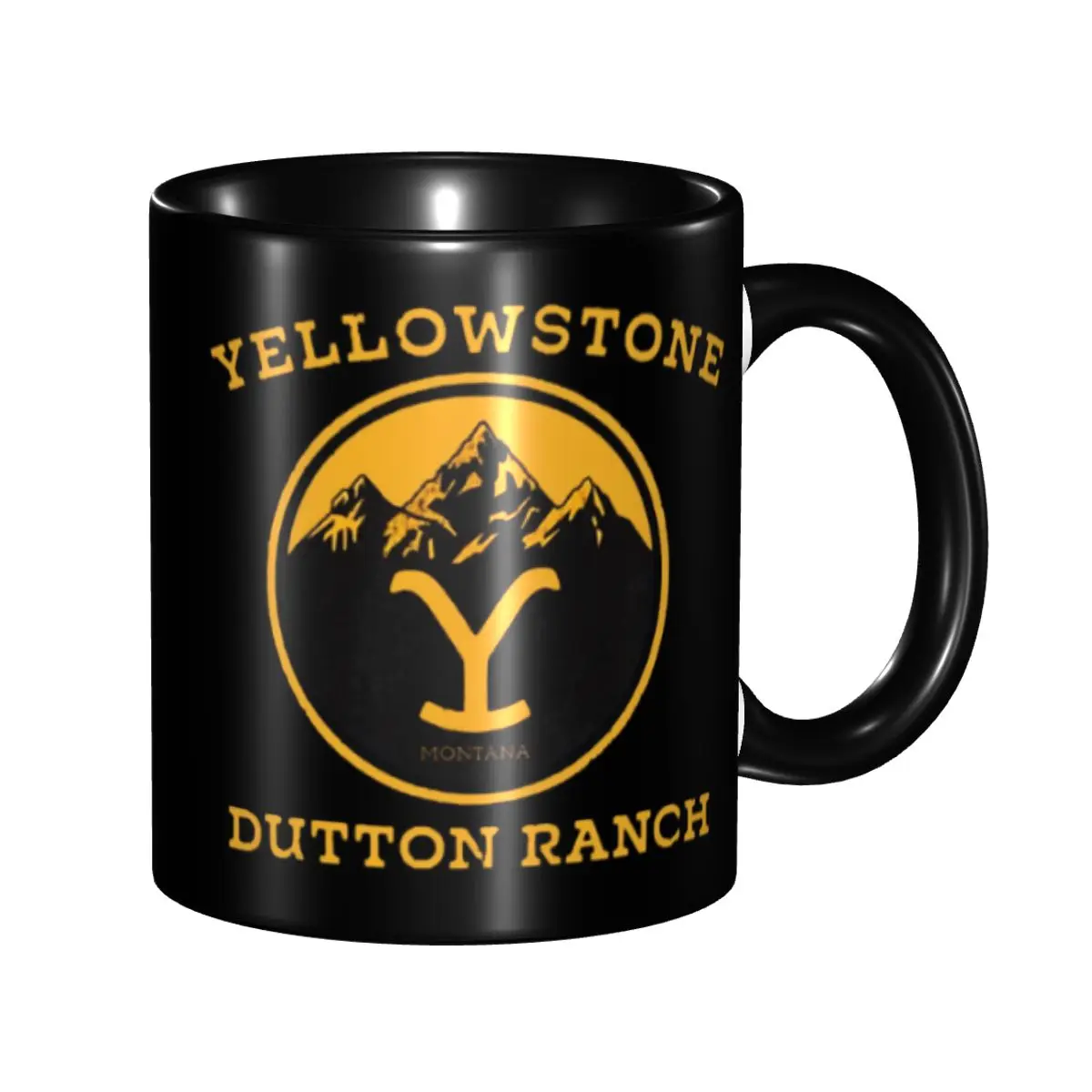 

Dutton Ranch Yellowstone Logo Mugs Personalized Ceramic Coffee Mug Creative Gift