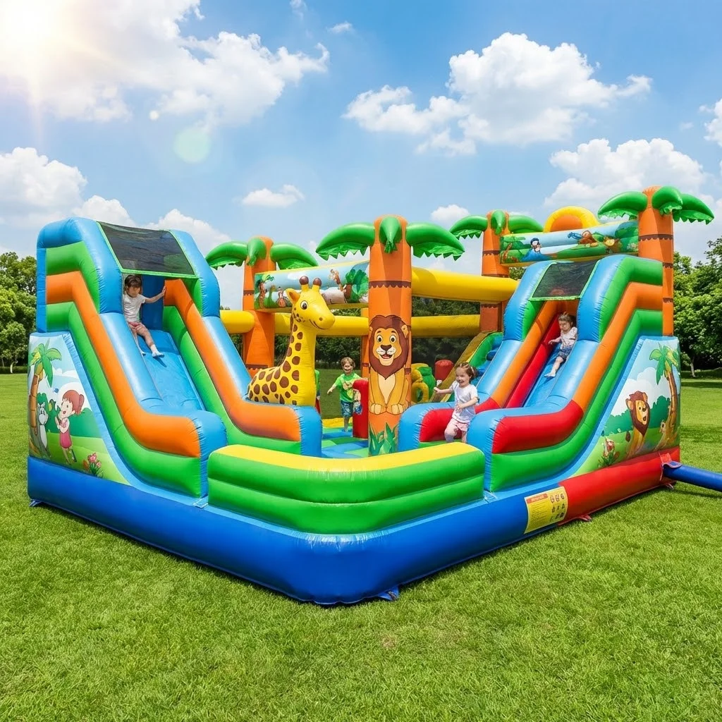 Inflatable Castle Bouncy Castle Bounce House Bouncer Commercial Rental Event Decoration Adult Jumping Party Large Easy Setup