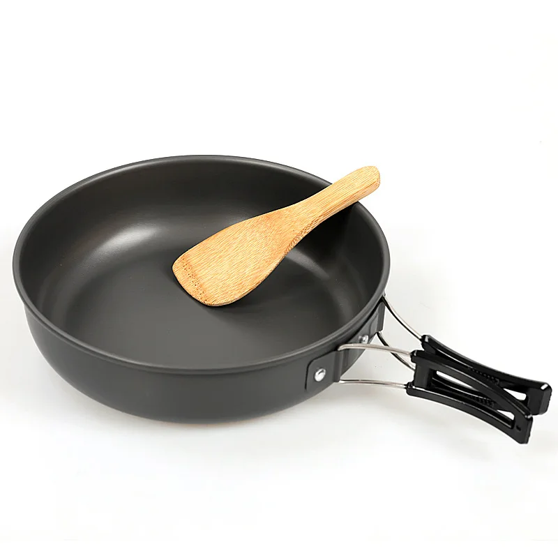 Outdoor Folding Nonstick Flat Frying Pan 18cm 20cm 22cm Camping Pan