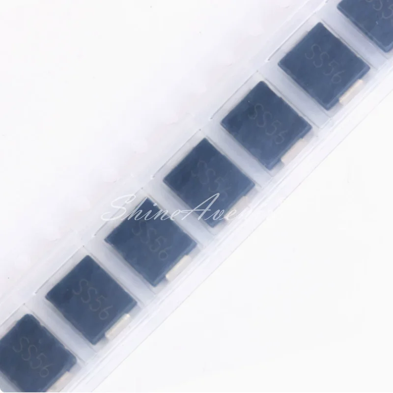 100PCS SS56 SS54 SS52 SS36 SS34 SS32 SS310 SS320 SS510 SS520 SS3150 SS3200 SMC DO-214AB New Original