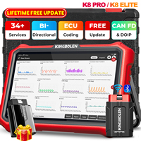 [Lifetime free update] KINGBOLEN K8 Elite/K8 Pro Bi-Directional Scanner Full Systems Diagnostic Tool,34 Reset ECU Coding,CAN FD