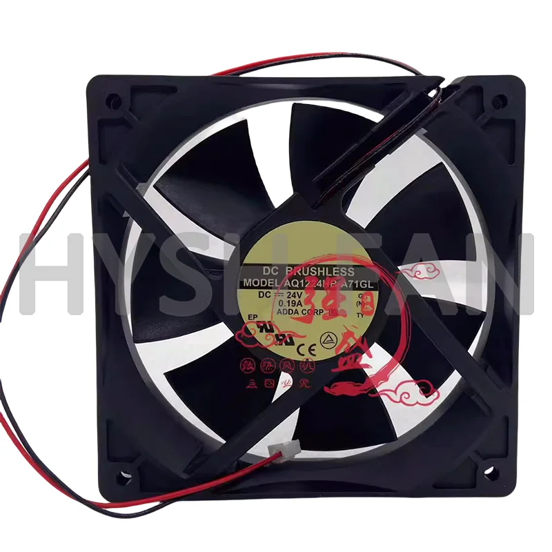 AQ1224HB-A71GL New Original 24V 0.19A 12025 Two-wire Cooling Fan