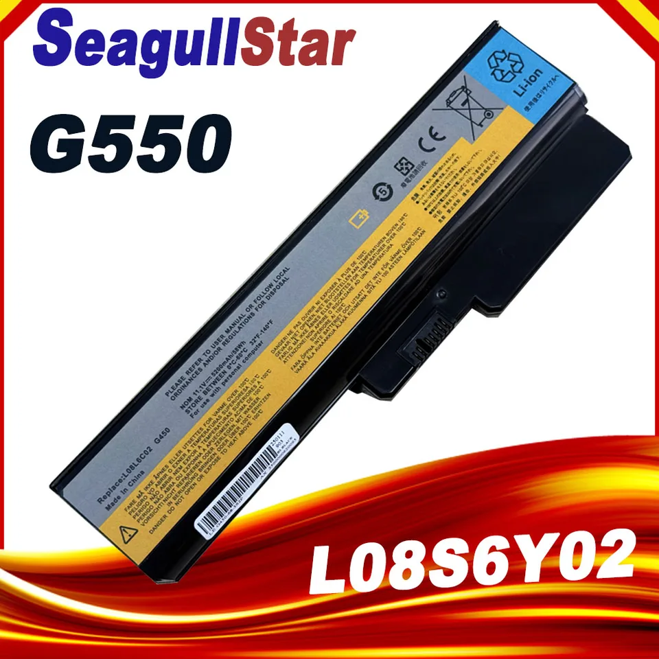 Lenovo Laptop Battery 11.1V 6 Cells for G430 G530 G550