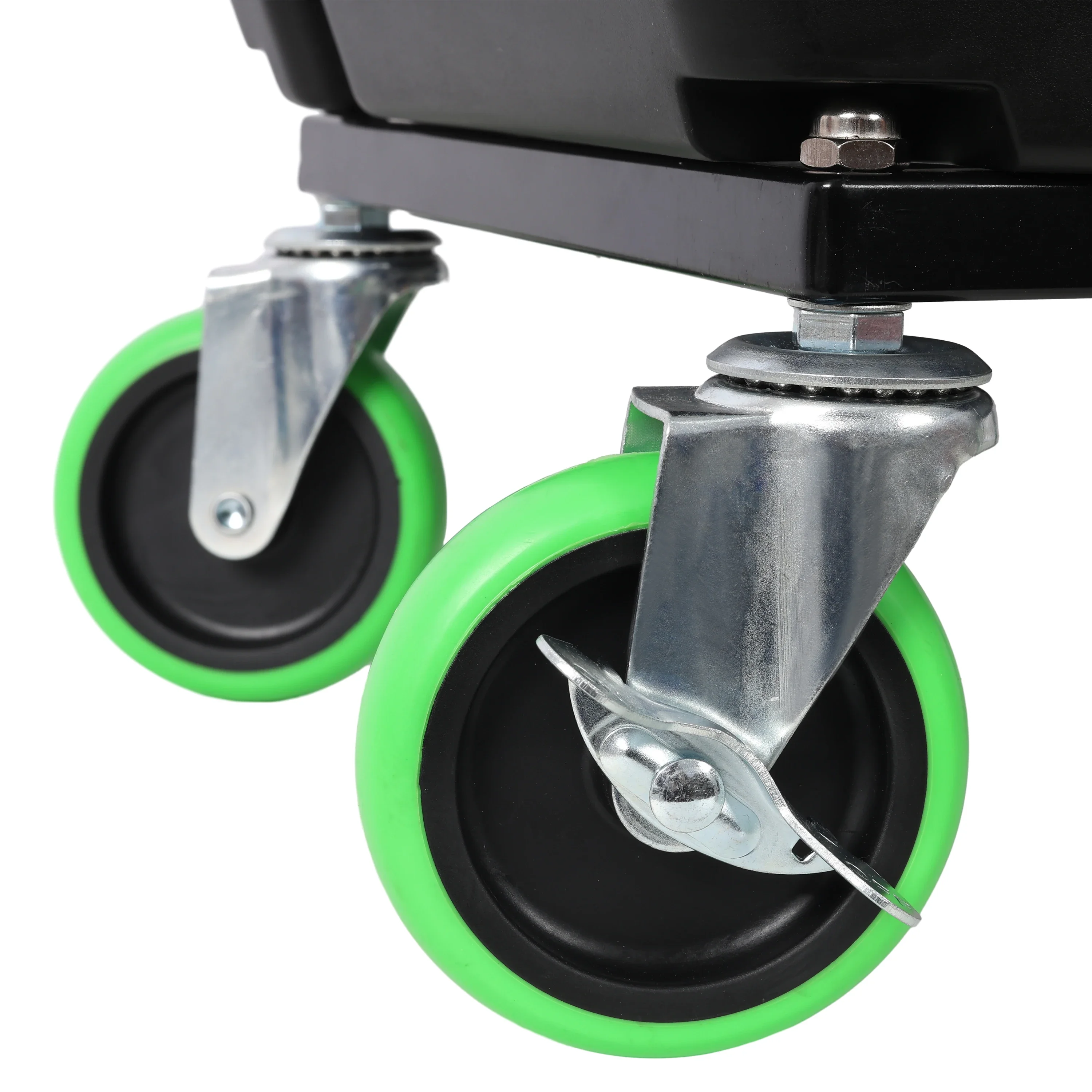 Rolling Mechanic Seat Heavy Duty - 330LB Capacity Garage Stool with Locking Casters for Car Repair, Oil Changes & Automotive