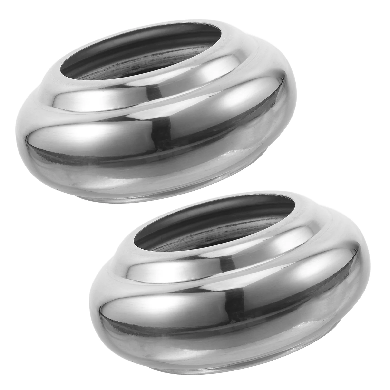 

2 Pcs Furniture Foot Seat Tee Handrail Balls Stand Base Post Cap Convenient Railing Stainless Steel 201