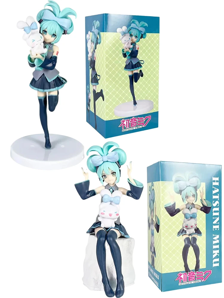 Animation Hatsune Miku Figur Anime Göttin Hatsune Miku Handgefertigtes PVC-Modell Dekoration Geburtstagsgeschenk Animation-Zubehör