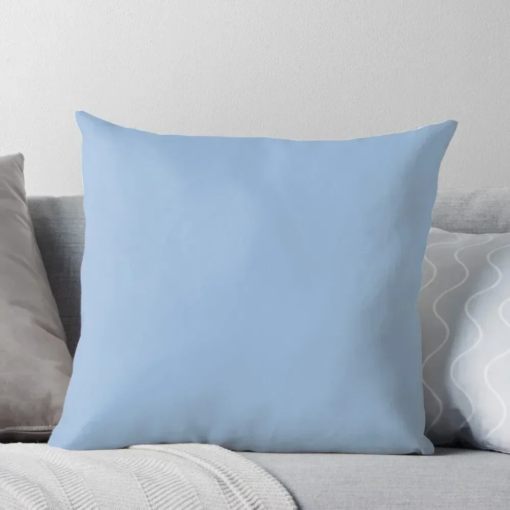 

PLAIN CAROLINA BLUE VERSION ONE - OVER 100 SHADES OF BLUE ON OZCUSHIONS Throw Pillow ornamental pillows pillow