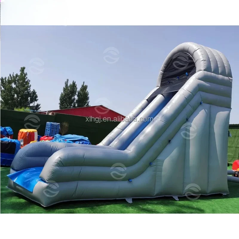 Inflatable Pool Water Slide For Above In Ground Swimming Pool Water Park