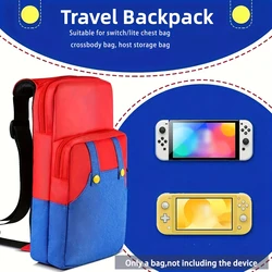 Cute Travel Bag For Nintendo Switch/Lite/OLED/Steam Deck Console Accessories, Waterproof Backpack Crossbody Shoulder Chest Bag