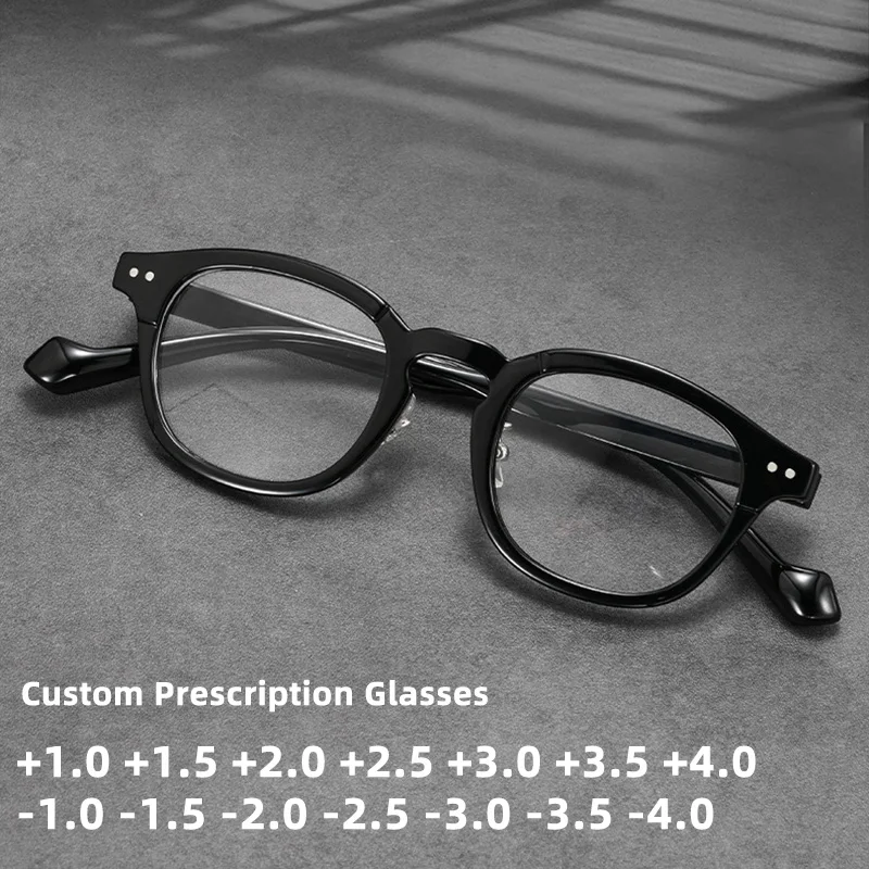

Vintage Round Prescription Glasses Women Men Optical Lenses with Medical Recipe Photochromic Luxury Sunglasses Designer Reader 1