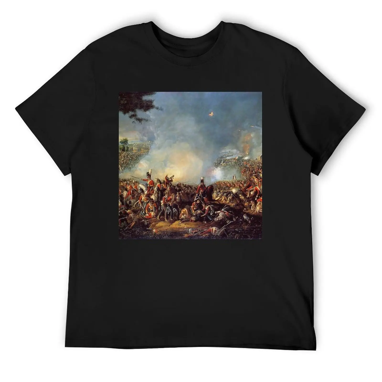 Battle of Waterloo 1815 T-Shirt blanks anime stuff mens cotton t shirts