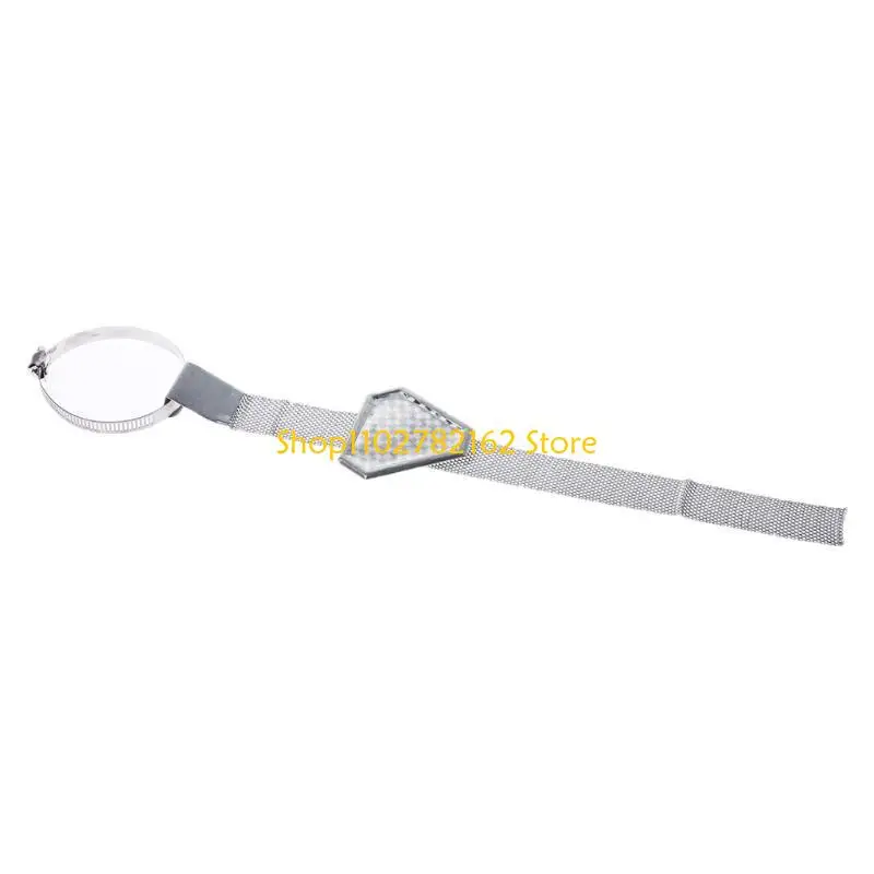 

547B Auto Car Triangle-shaped Grounding Current Antistatic Metal Electrostatic Belt Prevents Accident Warning Reflective Tape