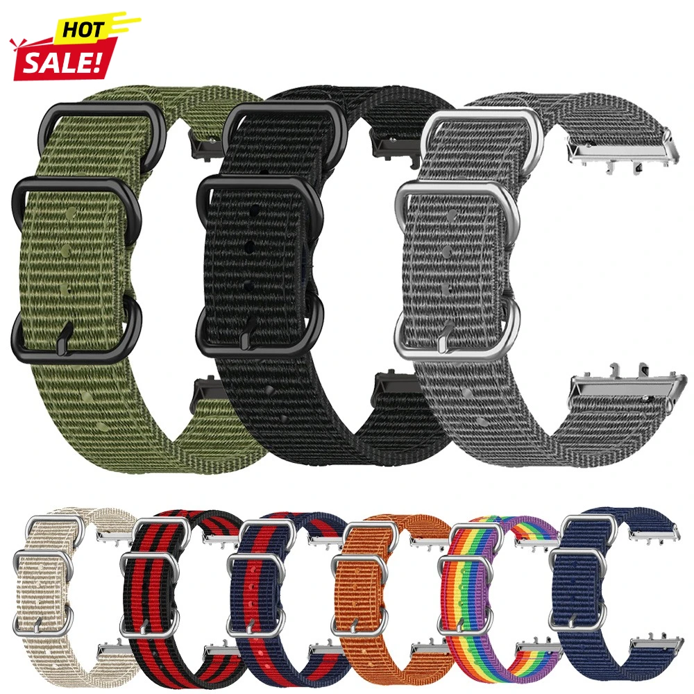 Hot Sale Nylon Loop Strap for Samsung Galaxy Fit 3 Adjustable Bracelet Watchband for Samsung Galaxy Fit3 Canvas Band Accessories