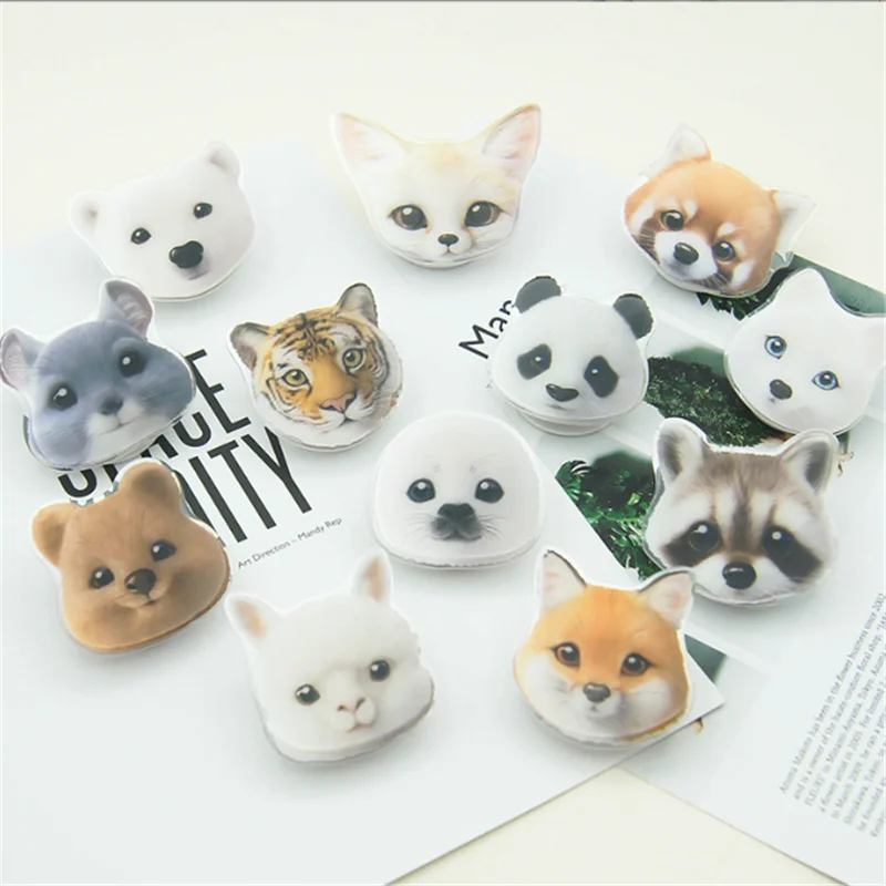 

Dog Panda Tiger Phone Holder Rotatable Round Bracket Anti-Fall Lazy Finger Ring Mobile Phone Stand For IPhone14 Smartphone
