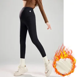 Maternidade tubarão veludo leggings, grosso, quente, sem costura, nylon barriga, calças de ioga, roupas para mulheres grávidas, outono, inverno