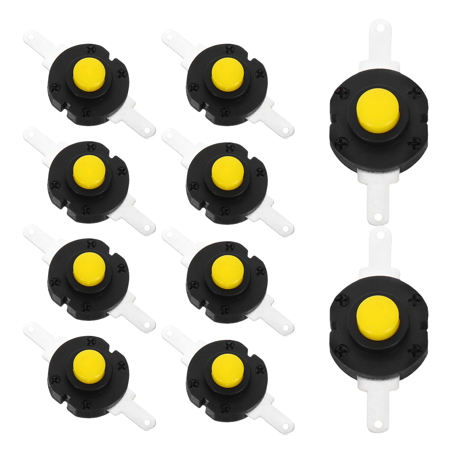 20 قطعة مصباح يدوي زر القفل الذاتي التبديل دائم موثوقة قوي المواد استجابة سريعة الوقت المغامرة في الهواء الطلق