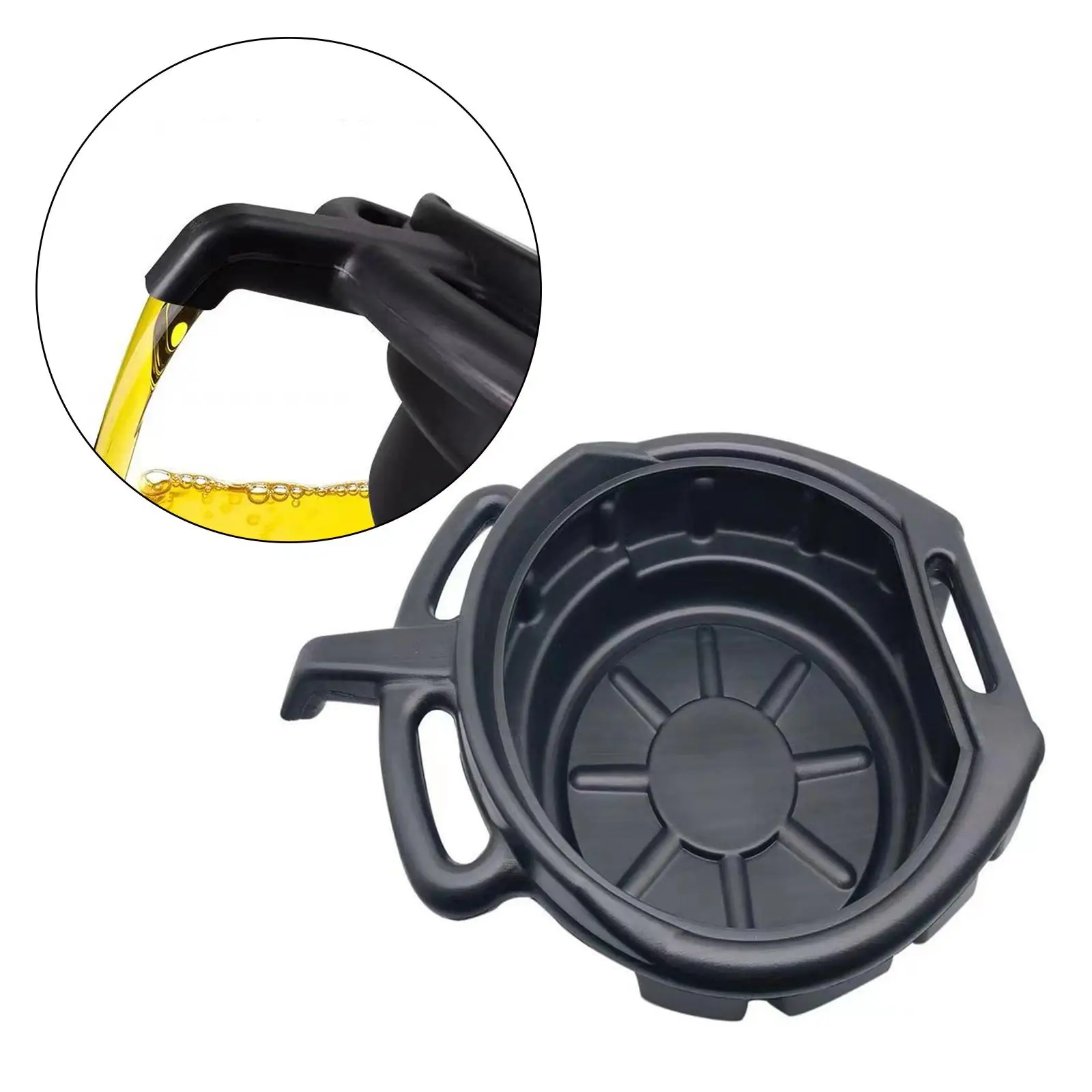 Oil Drain Container Can Leak Multifunction 10L Large Capacity Oil Trip Tray for