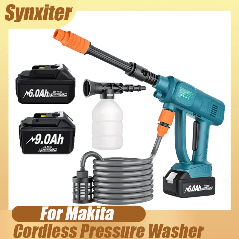 

Cordless High Pressure Car Washer Gun For Makita 18V BL1830 Battery Electric Water Spray Gun Home Garden Cleaning Power Tool