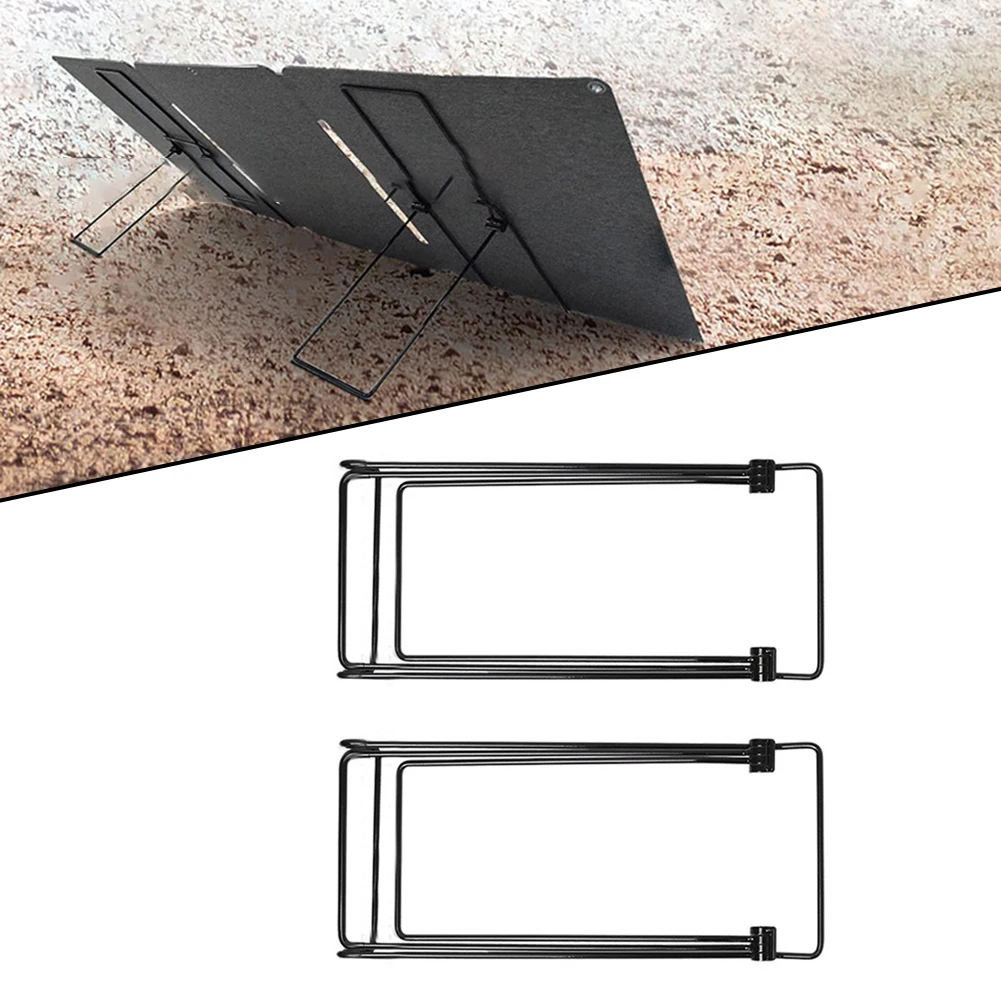 2Pcs Portable Folding Solar Panel Tilt Mount Brackets Support Tilt Legs Holder Lightweight Folding Rack Mounting Accessories