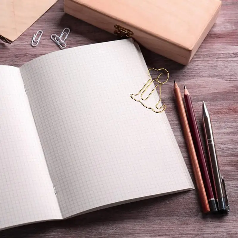 Paper Clips Bookmarks Planner Clips With Animal Shaped Animal Shaped Paper Clips Dog Paper Clips Decorative Binder Clips Gifts