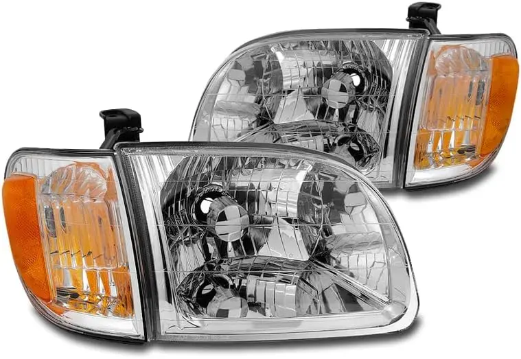 

Сменные хромированные фары, совместимые с Toyota Tundra Regular/доступным кабинетом 2000-2004 гг.