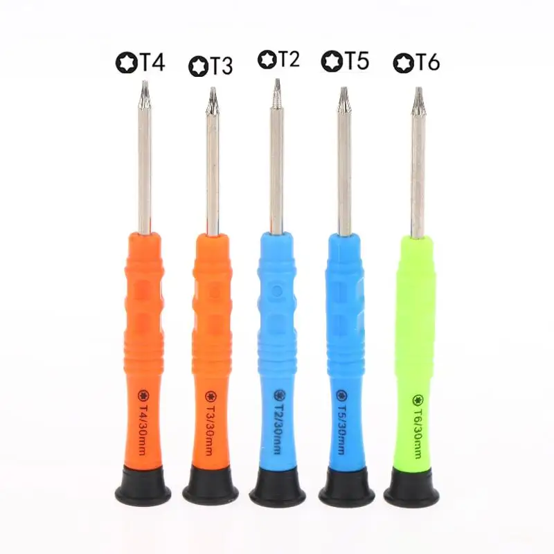 1/3Sets Torx-Schraubendreher für Handy-DIY-Handreparaturwerkzeuge T2, T3, T4, T5, T6 Stern-Bits-Kit